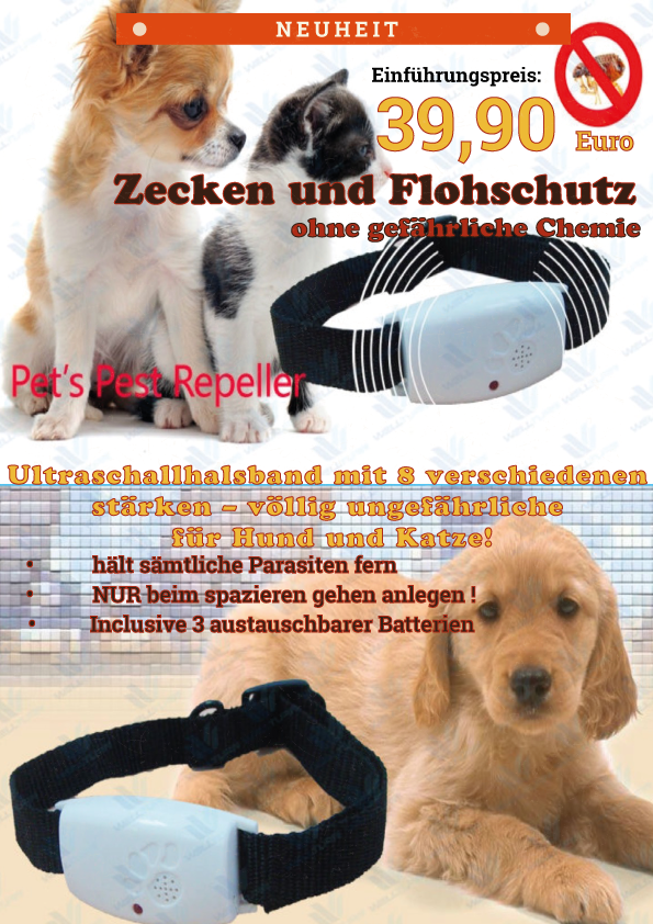 Zecken und Flohschutz